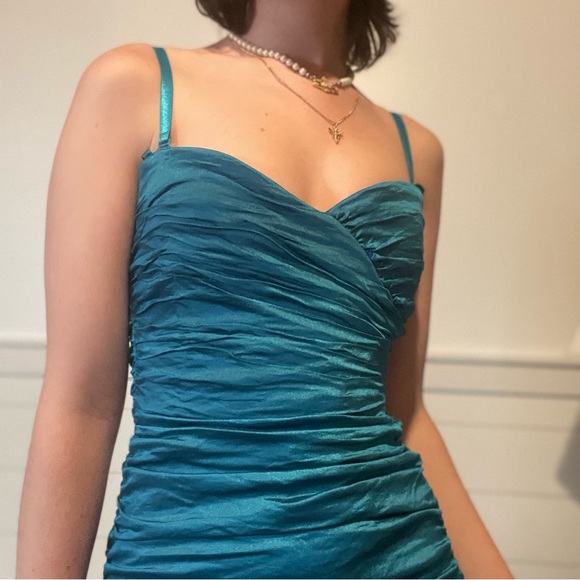 BCBG MAXAZRIA ruched mini dress - Picture 12 of 13